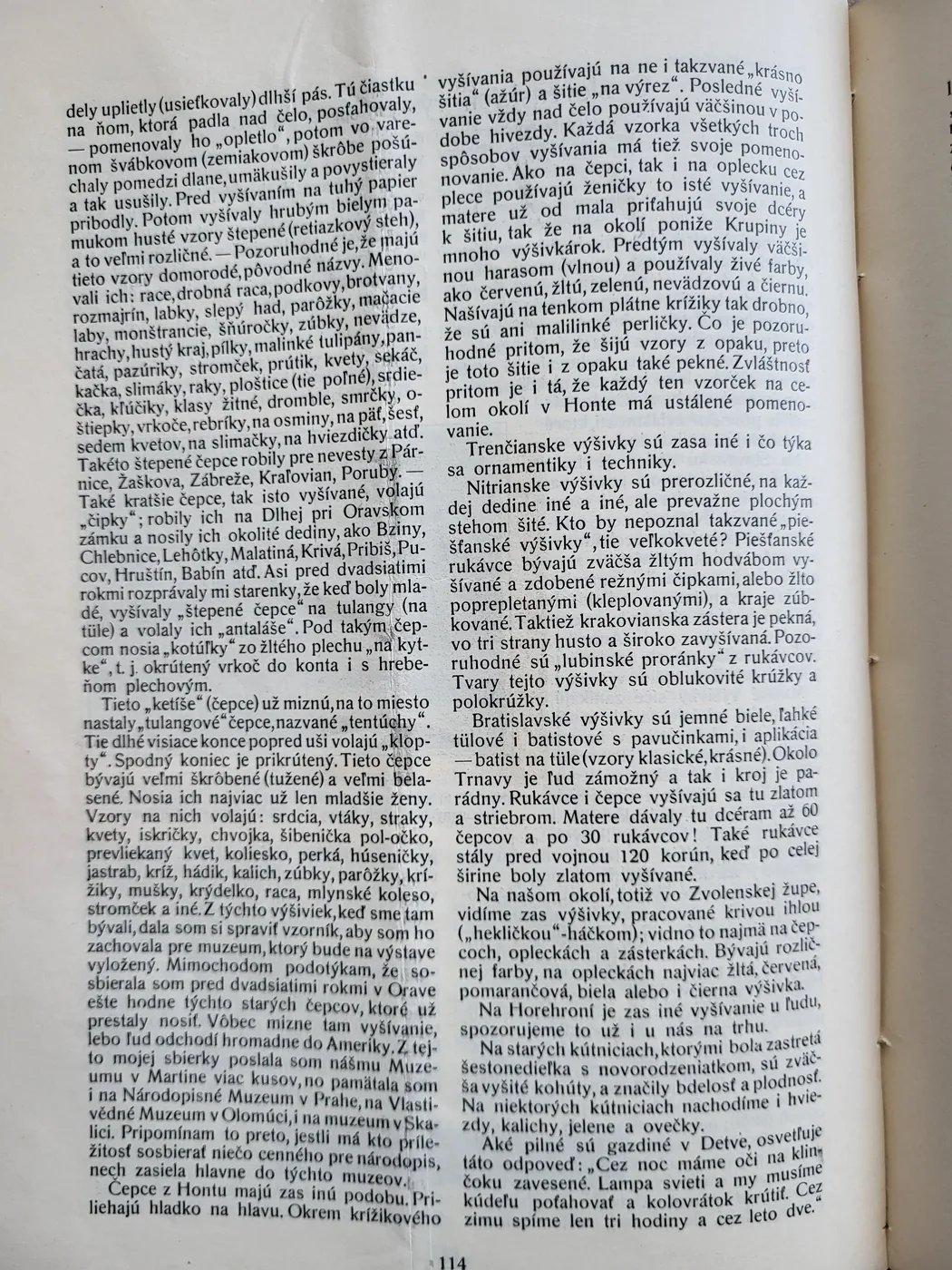 Article On Folk Costumes, Živena 1924, part II.