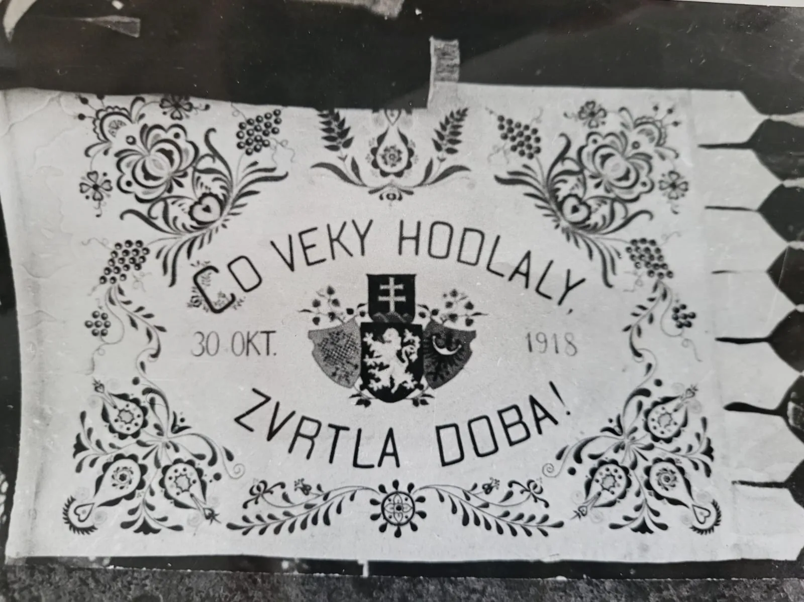 Zástava slobody, 1918