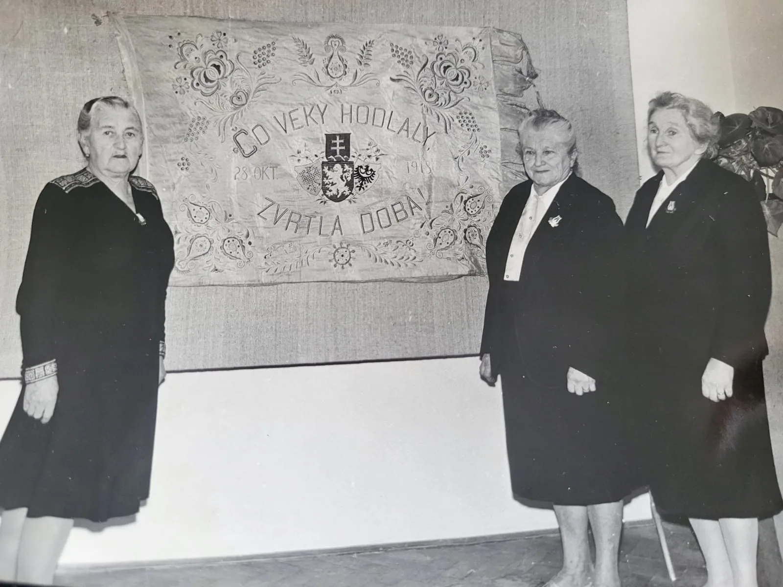 Opätovné stretnutie pri zástave v Múzeu Jána Kráľa v Liptovskom Mikuláši, 1968